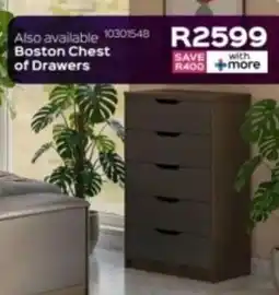 Sleepmasters Boston Chest of Drawers offer