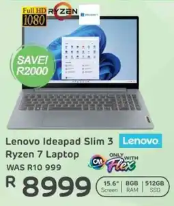 Computer Mania Lenovo Ideapad Slim 3 Ryzen 7 Laptop offer