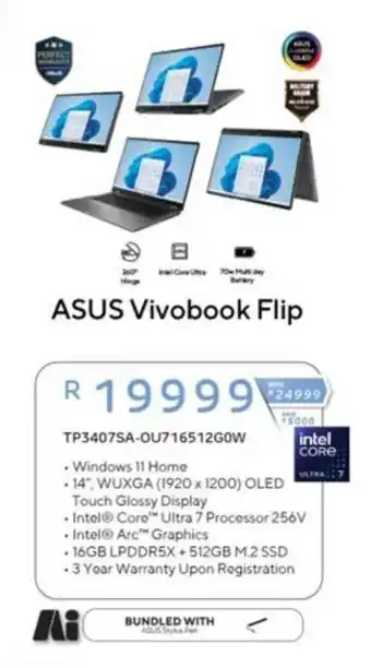 Computer Mania Asus Vivobook Flip offer