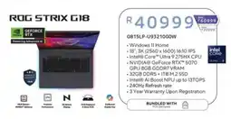 Computer Mania Asus ROG Strix G18 offer