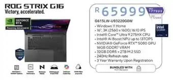 Computer Mania Asus ROG Strix G16 offer