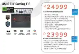 Computer Mania ASUS TUF Gaming F16 offer
