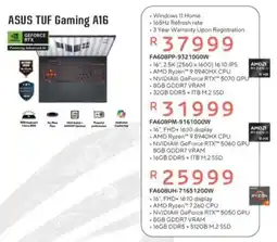 Computer Mania Asus TUF Gaming A16 offer
