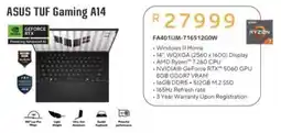 Computer Mania Asus TUF Gaming A14 offer
