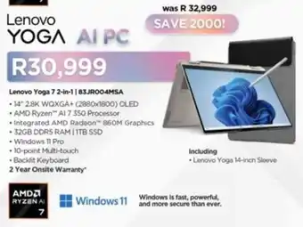 Computer Mania Lenovo Yoga 7 2-in-1 offer