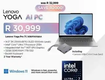 Computer Mania Lenovo Yoga Pro 7i offer