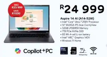 Computer Mania Acer Aspire 14 AI offer
