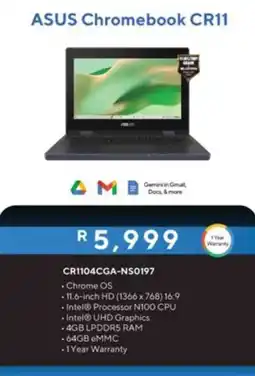 Computer Mania ASUS Chromebook CR11 offer