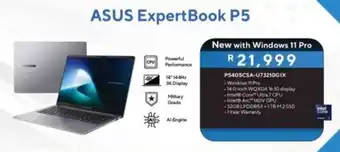 Computer Mania ASUS Expert Book P5 offer
