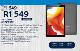 Computer Mania Mecer 10.1" Tablet M17QF6-3G+ offer