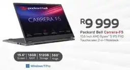 Computer Mania Packard Bell Carrera-F5 15.6 Inch AMD Ryzen 5 IPS FHD Touchscreen 2-in-1 Notebook offer