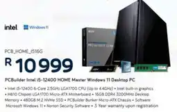 Computer Mania PCBuilder Intel i5-12400 Home Master Windows 11 Desktop PC offer