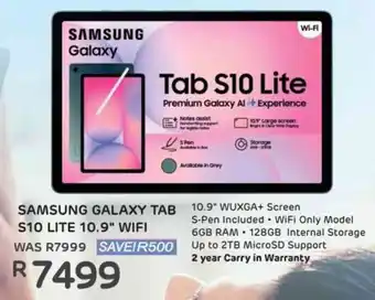 Computer Mania Samsung Galaxy Tab S10 Lite 10.9 Wifi offer