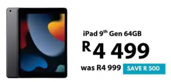 Computer Mania iPad 9th Gen 64GB offer
