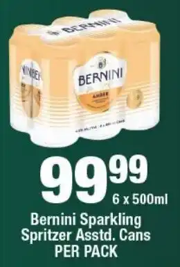 OK Liquor Bernini Sparkling Spritzer Cans offer