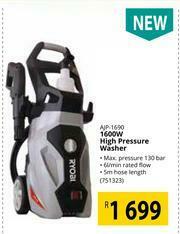 Builders Warehouse Ryobi 1600W High Pressure Washer AJP-1690 offer