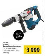 Builders Warehouse Ryobi 1200W Demolition Hammer DH-15K offer