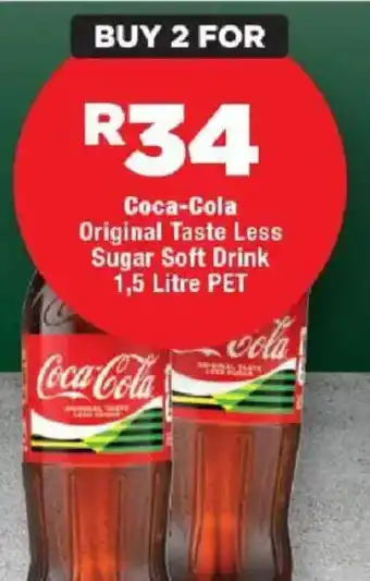 OK MiniMark Coca-Cola Original Taste Less Sugar Soft Drink offer