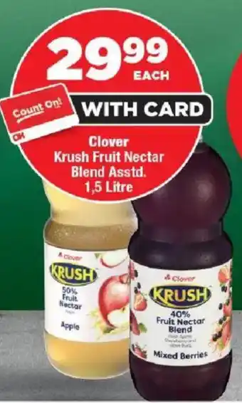 OK MiniMark Clover Krush Fruit Nectar Blend offer