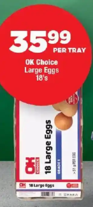 OK MiniMark OK Choice Large Eggs offer