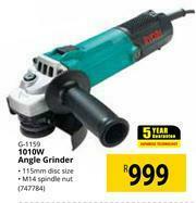 Builders Warehouse Ryobi 1010W Angle Grinder G-1159 offer