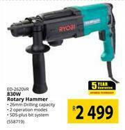 Builders Warehouse Ryobi 830W Rotary Hammer ED-2620VR offer