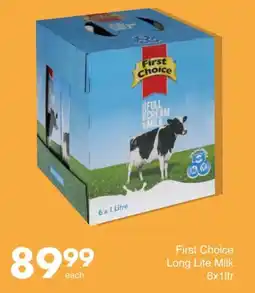 Save First Choice Long Life Milk offer
