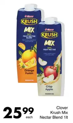 Save Clover Krush Mix Nectar Blend offer