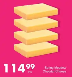 Save Spring Meadow Cheddar Cheese offer
