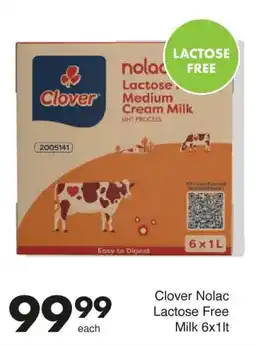 Save Clover Nolac Lactose Free Milk offer