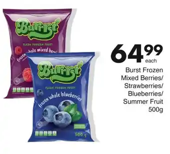 Save Burst Frozen Mixed Berries/ Strawberries/ Blueberries/ Summer Fruit offer