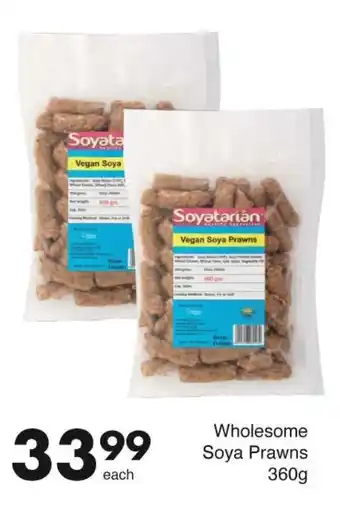 Save Wholesome Soya Prawns offer