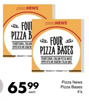 Save Pizza News Pizza Bases offer