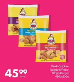Save Goldi Chicken Nuggets/ Pops/ Strips/ Burger offer