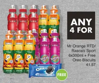 Save Mr Orange RTD/ Rascals Sport offer