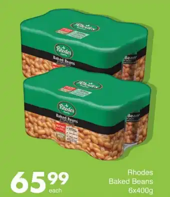 Save Rhodes Baked Beans offer