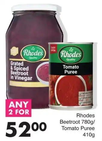 Save Rhodes Beetroot/ Tomato Puree offer