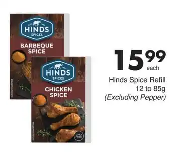Save Hinds Spice Refill offer