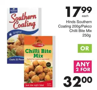 Save Hinds Southern Coating/ Pakco Chilli Bite Mix offer