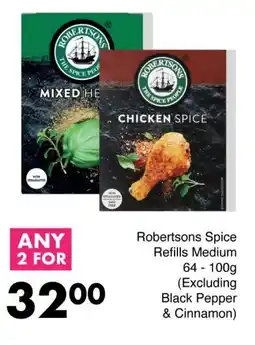 Save Robertsons Spice Refills Medium offer