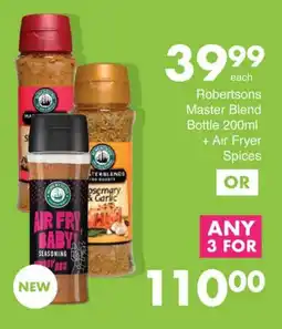 Save Robertsons Master Blend Bottle + Air Fryer Spices offer
