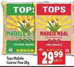 Supa Store Tops Mabele Coarse/Fine 2Kg offer