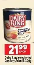 Supa Store Dairy king sweetened Condensed milk 390g offer