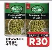 Supa Store Rhodes Peas 410g offer