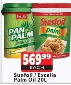 Supa Store Sunfoil / Excella Palm Oil 20L offer