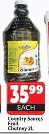 Supa Store Country Sauces Fruit Chutney 2L offer