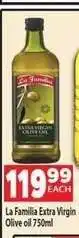 Supa Store La Familia Extra Virgin Olive Oil 750ml offer