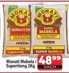 Supa Store Monati Mabela/Supertieng 2Kg offer