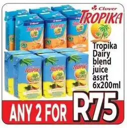 Supa Store Clover Tropika Dairy blend juice assrt 6x200ml offer