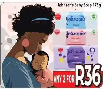 Supa Store Johnson's Baby Soap 175g offer